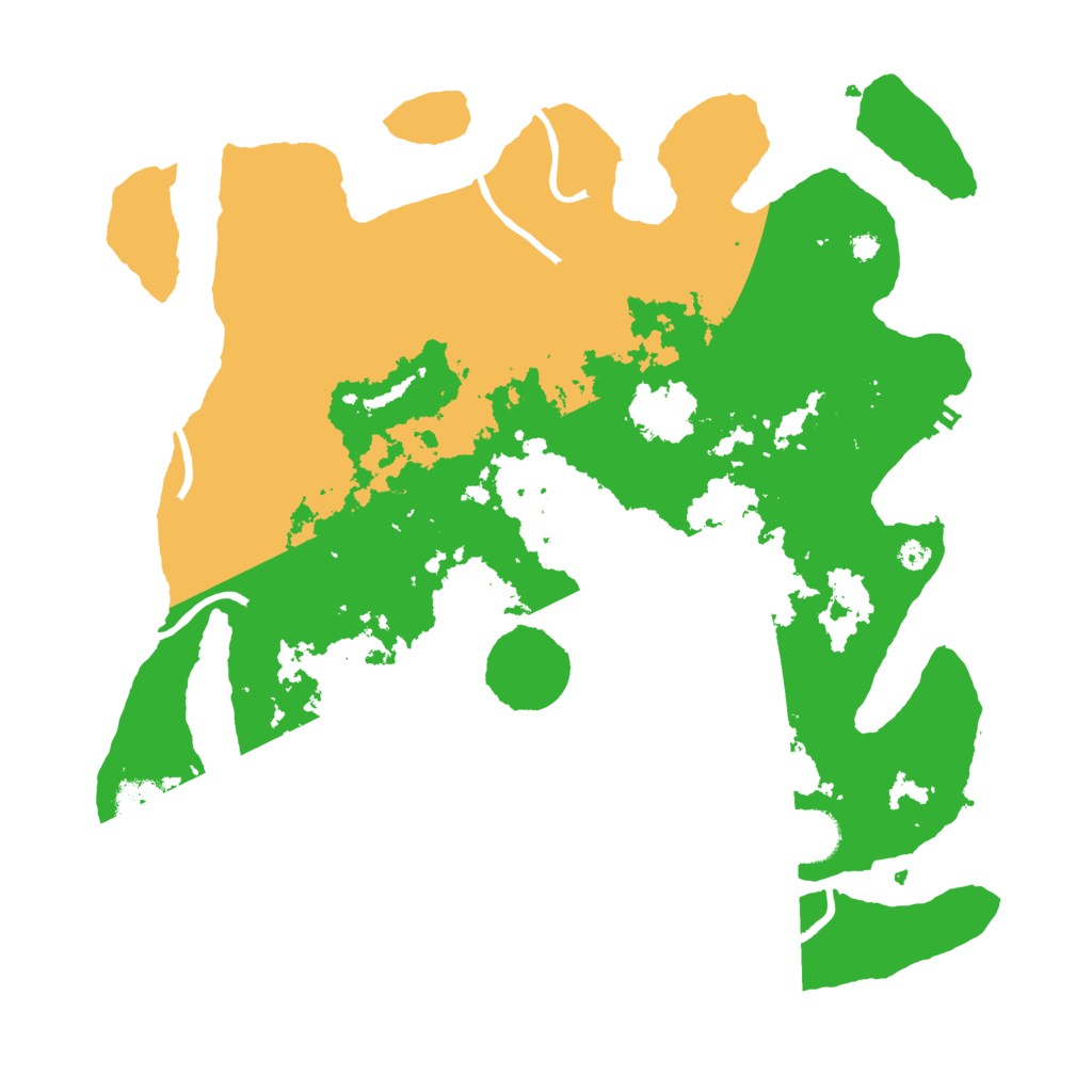 Biome Rust Map: Procedural Map, Size: 3700, Seed: 140622