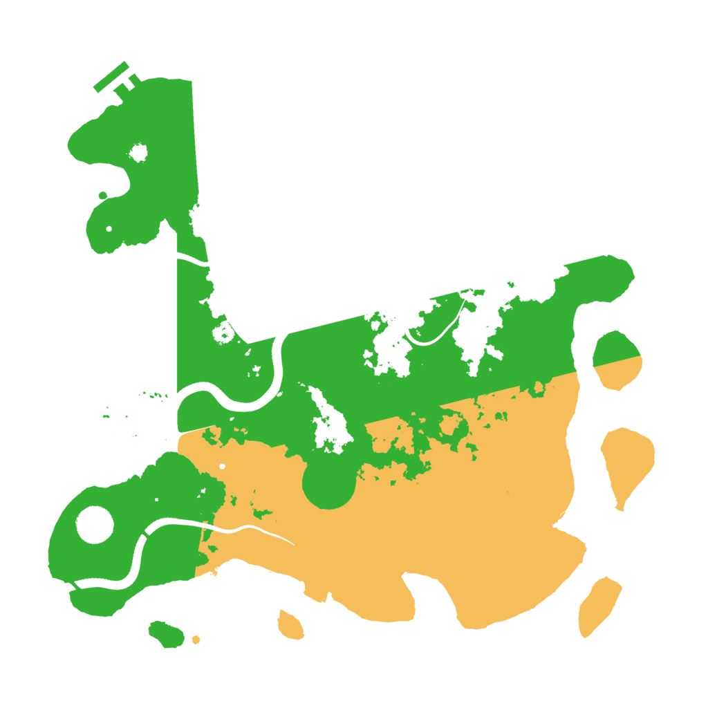Biome Rust Map: Procedural Map, Size: 3500, Seed: 1479789973
