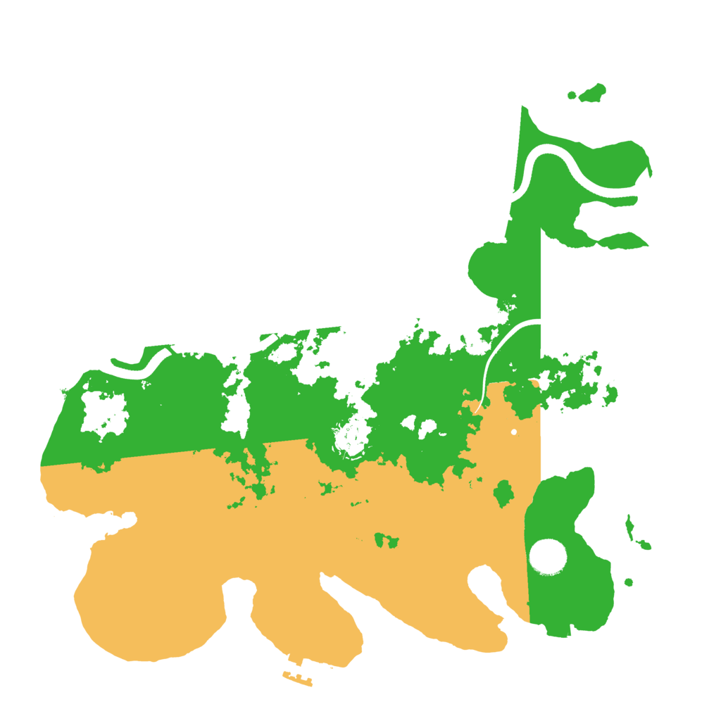 Biome Rust Map: Procedural Map, Size: 3500, Seed: 2091838766
