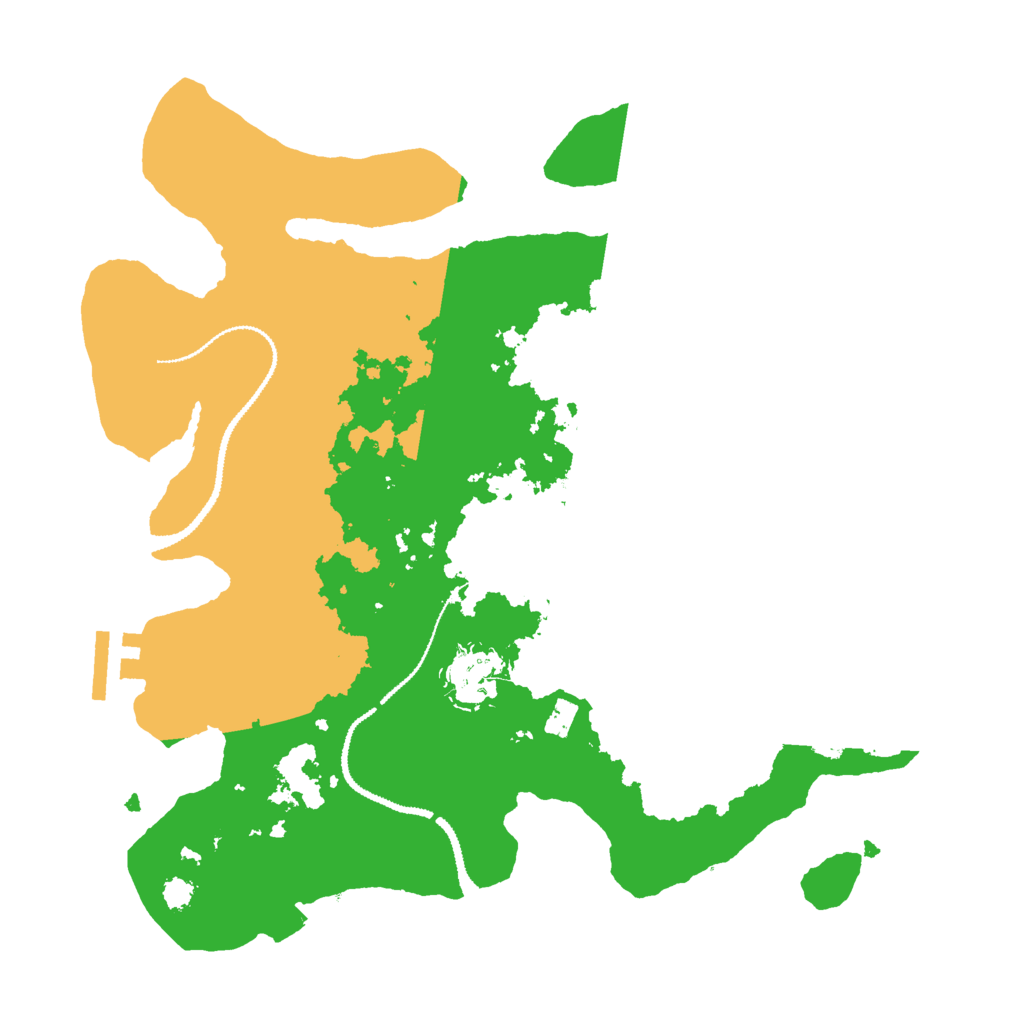 Biome Rust Map: Procedural Map, Size: 3000, Seed: 1103766586
