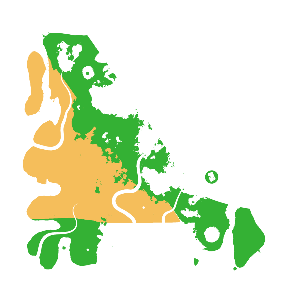 Biome Rust Map: Procedural Map, Size: 3600, Seed: 3869923