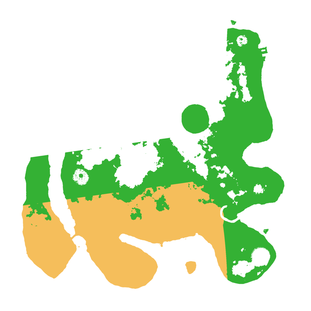 Biome Rust Map: Procedural Map, Size: 3000, Seed: 28822