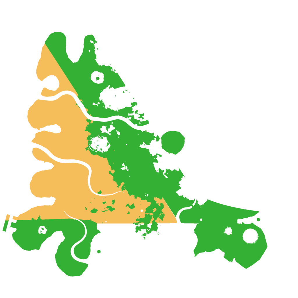 Biome Rust Map: Procedural Map, Size: 3500, Seed: 338643410