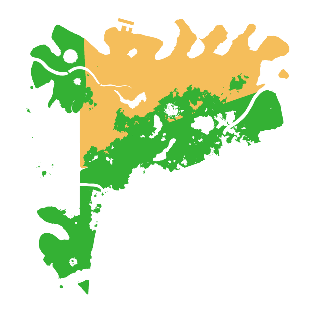 Biome Rust Map: Procedural Map, Size: 4000, Seed: 38039088