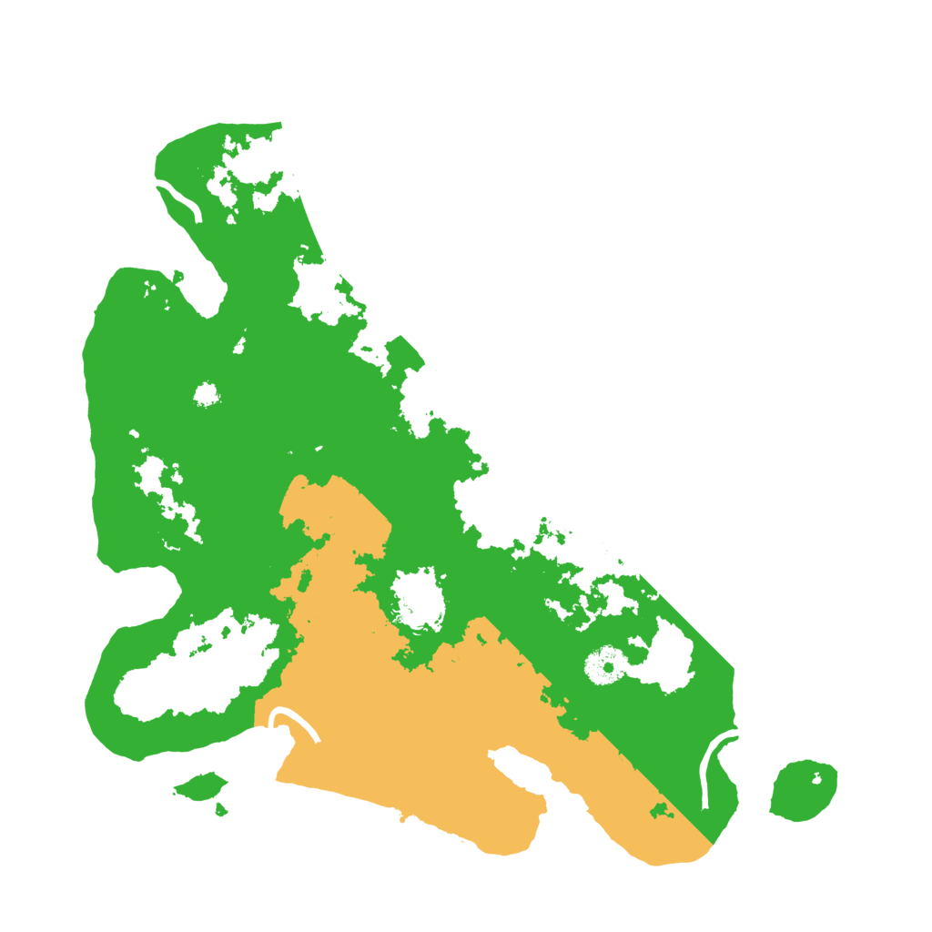 Biome Rust Map: Procedural Map, Size: 3500, Seed: 1341683476