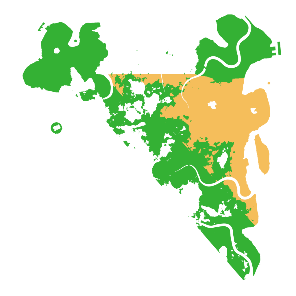 Biome Rust Map: Procedural Map, Size: 4500, Seed: 865939801