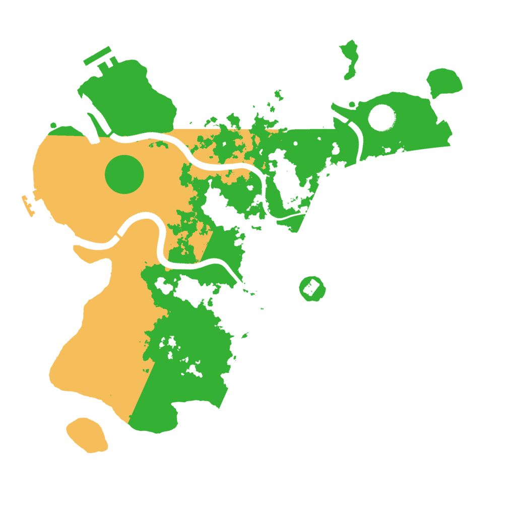 Biome Rust Map: Procedural Map, Size: 3500, Seed: 1290881047
