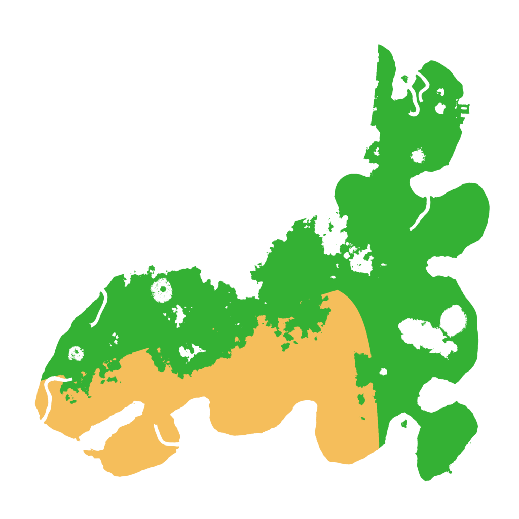 Biome Rust Map: Procedural Map, Size: 3500, Seed: 1458455458