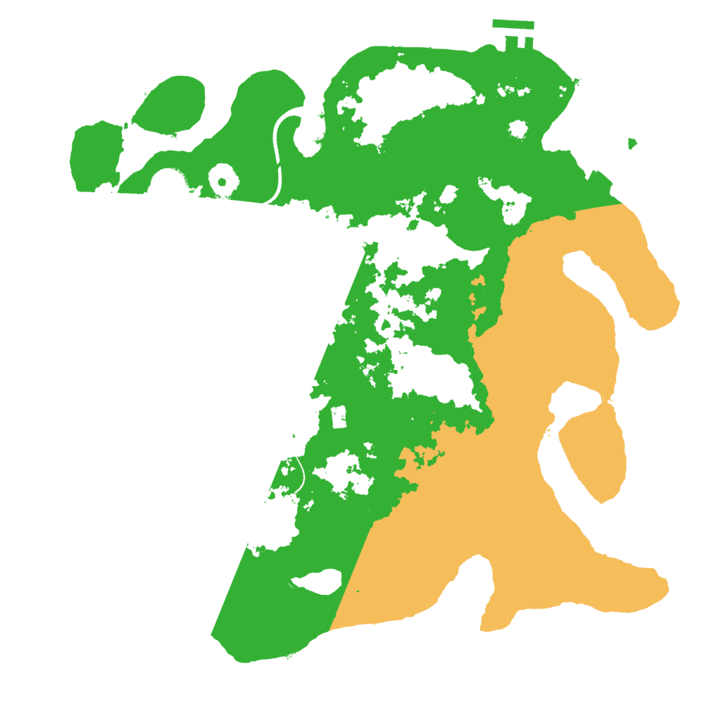 Biome Rust Map: Procedural Map, Size: 3500, Seed: 1115733437