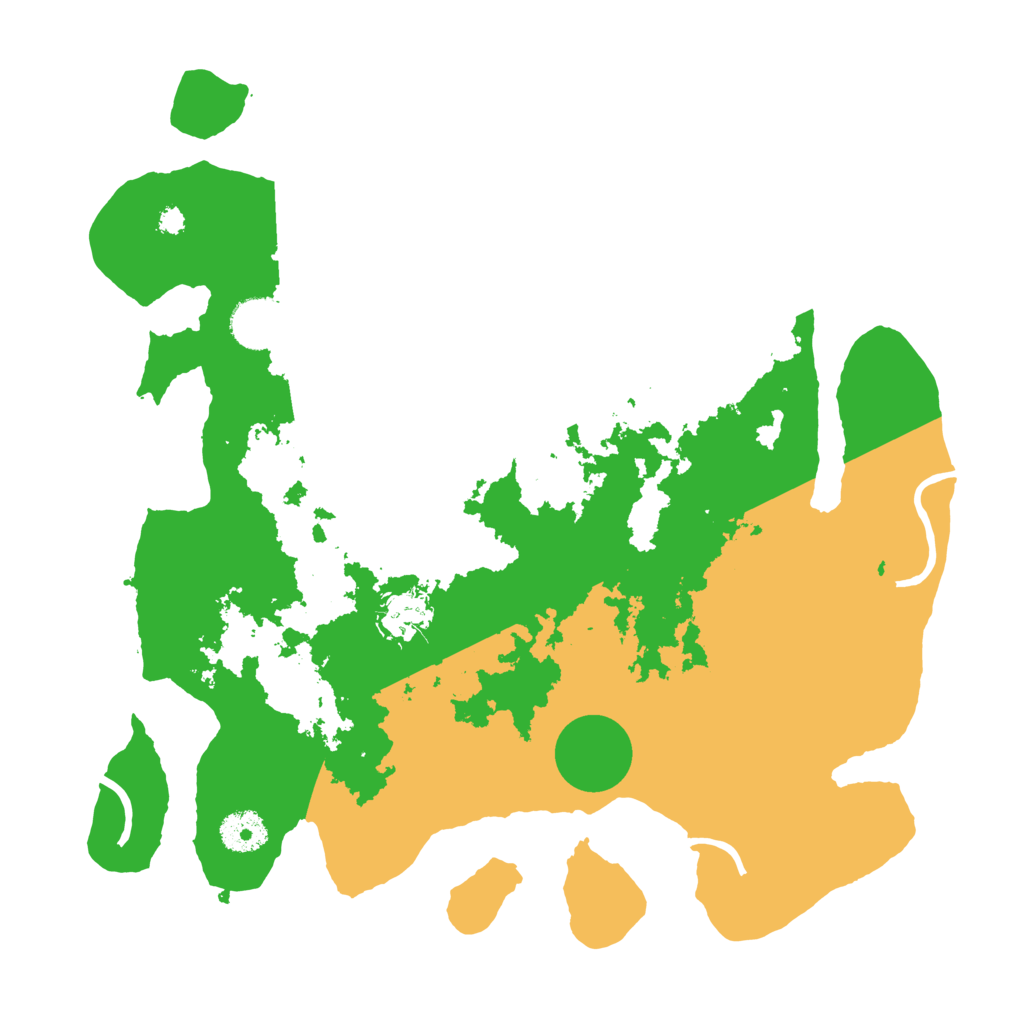 Biome Rust Map: Procedural Map, Size: 3500, Seed: 1273620553