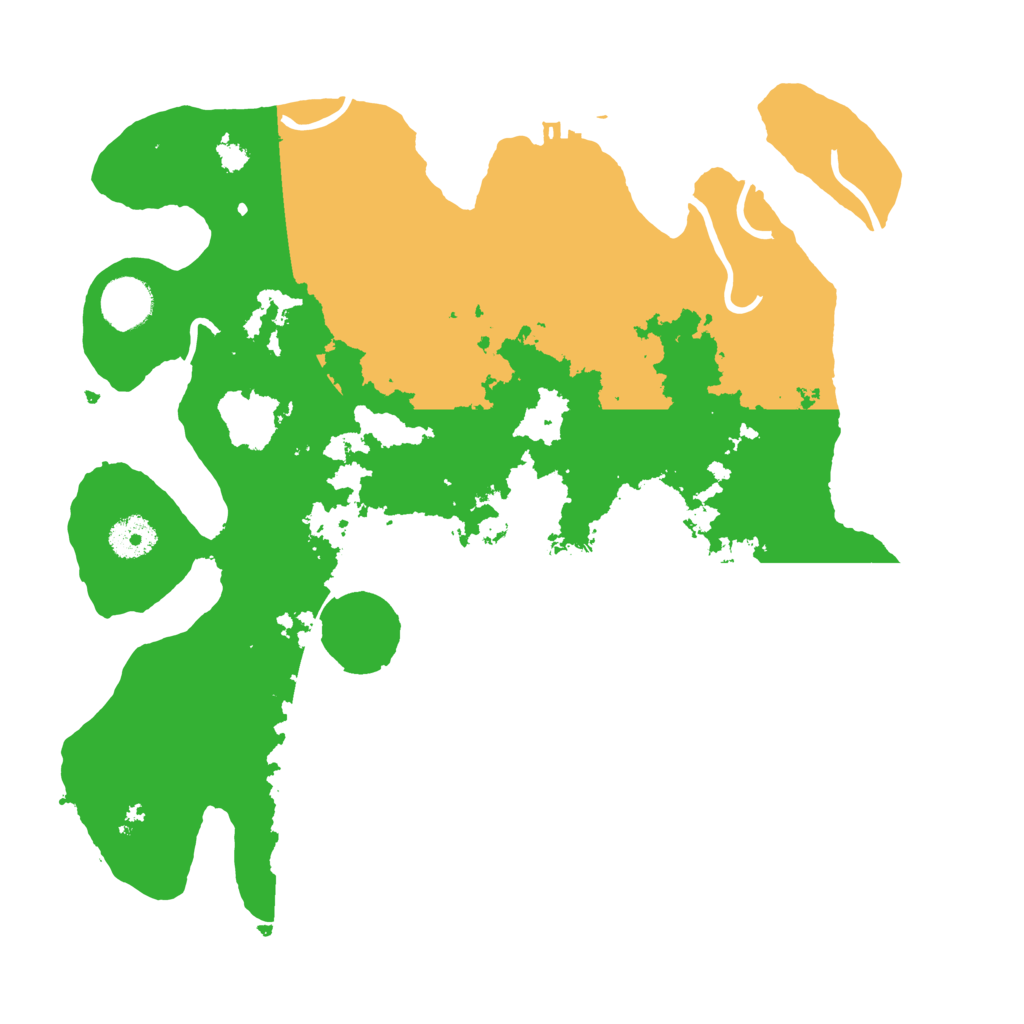 Biome Rust Map: Procedural Map, Size: 3500, Seed: 87908694