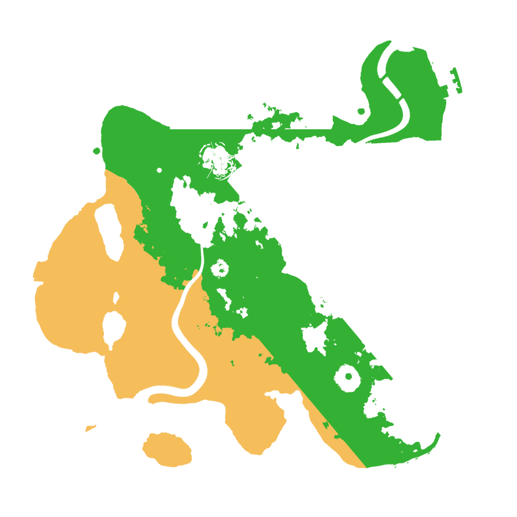 Biome Rust Map: Procedural Map, Size: 3000, Seed: 1160843104