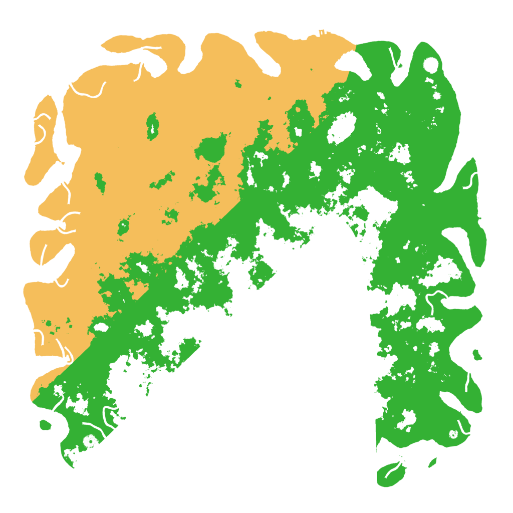 Biome Rust Map: Procedural Map, Size: 6000, Seed: 601560578