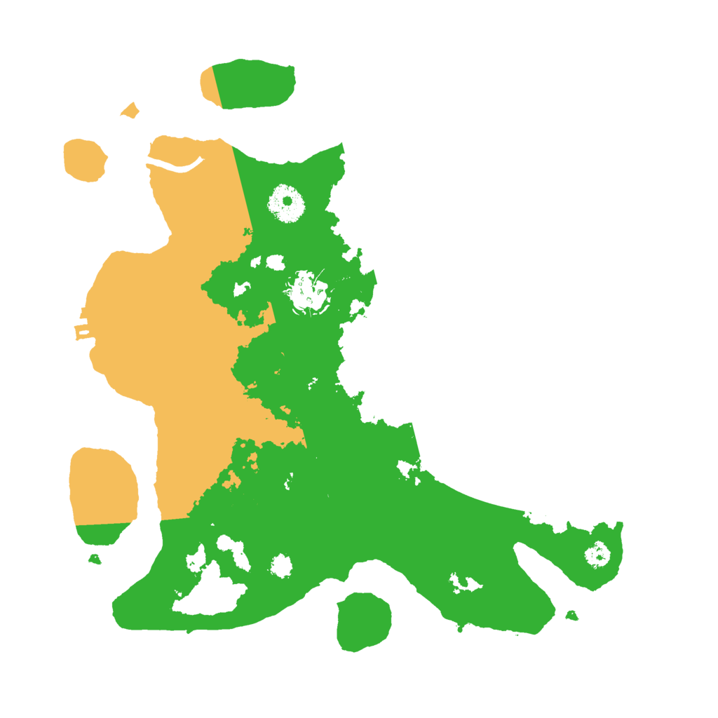 Biome Rust Map: Procedural Map, Size: 3000, Seed: 51234