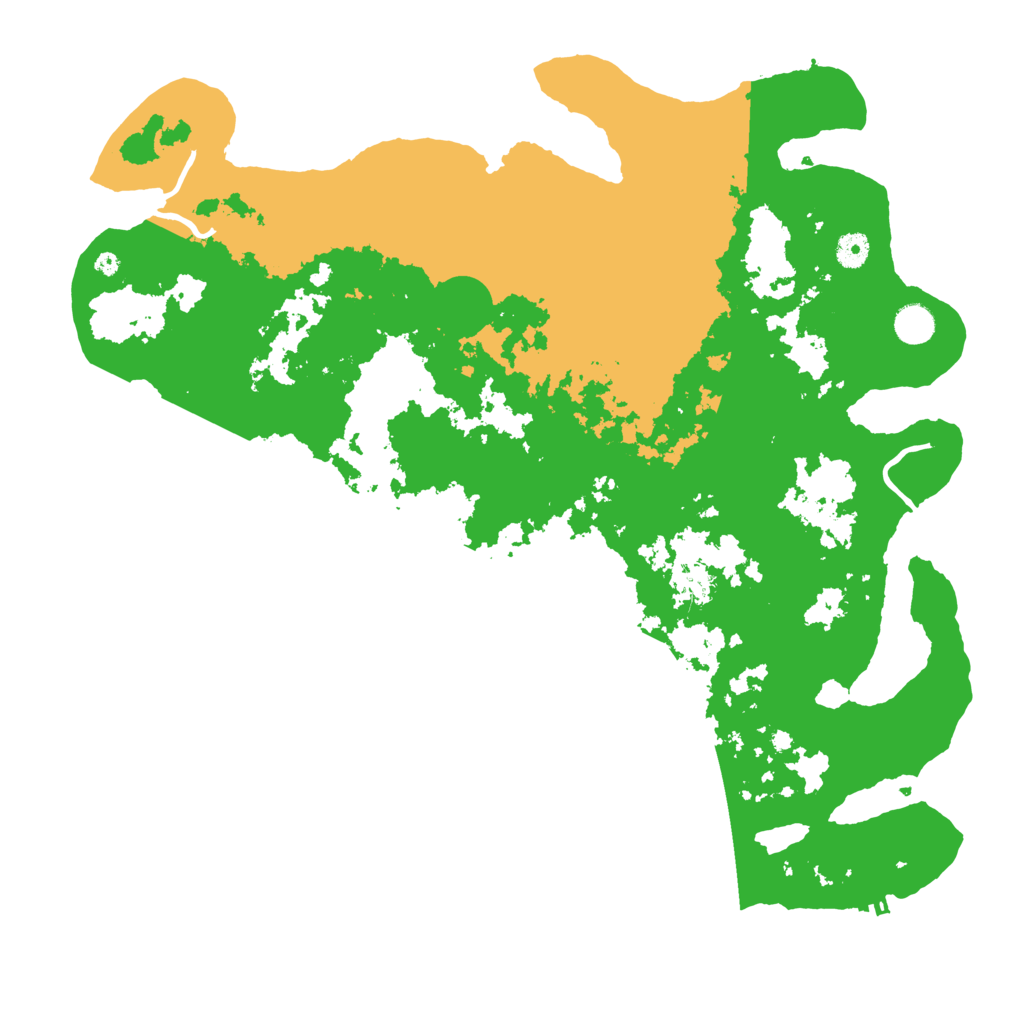 Biome Rust Map: Procedural Map, Size: 4500, Seed: 52339652