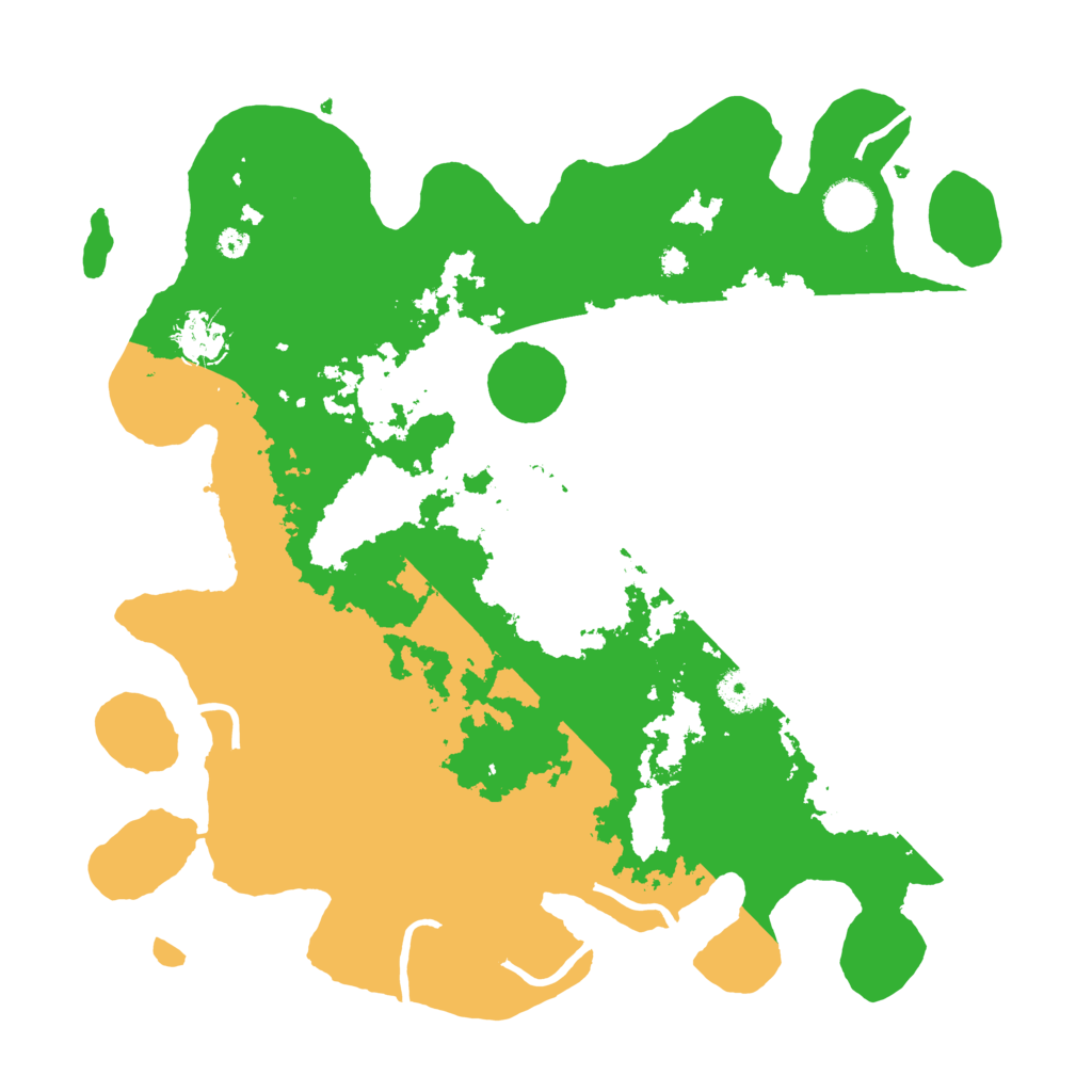 Biome Rust Map: Procedural Map, Size: 3700, Seed: 12213323