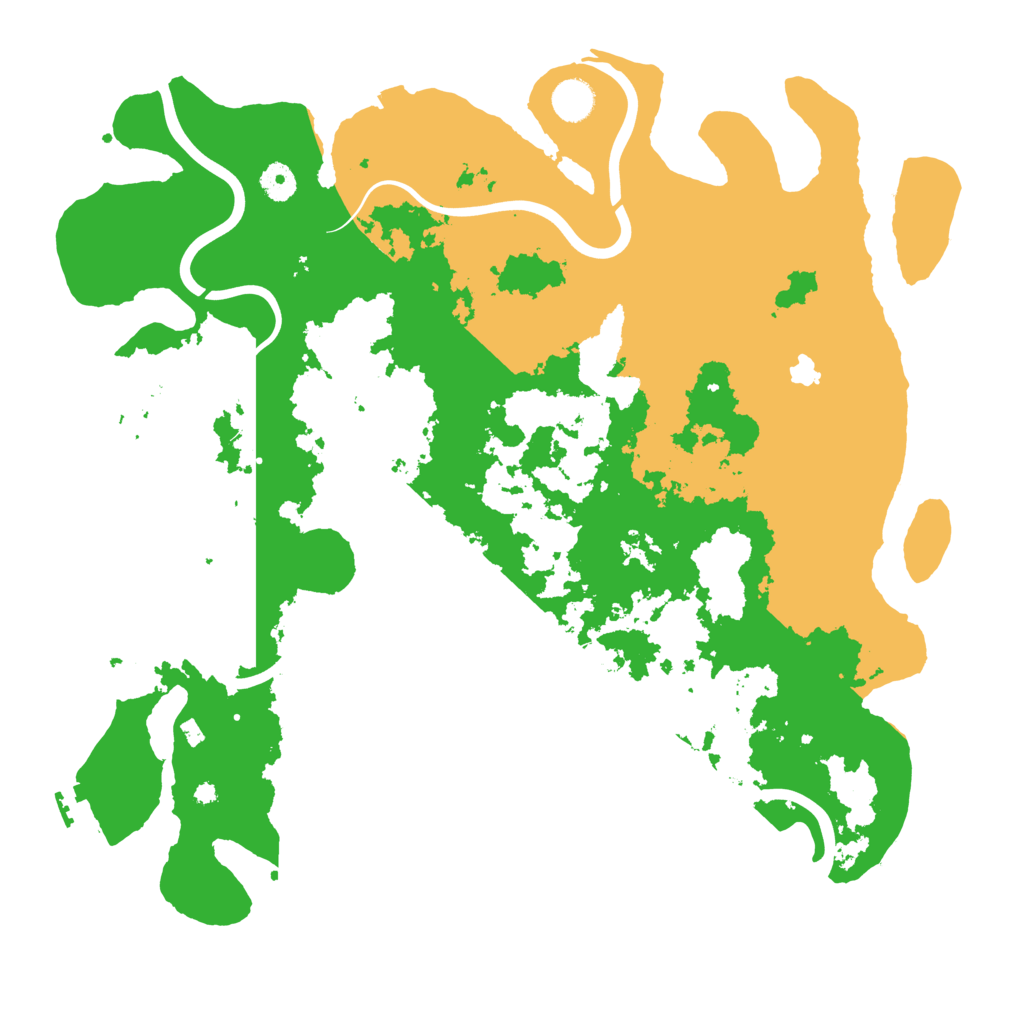 Biome Rust Map: Procedural Map, Size: 4250, Seed: 250807