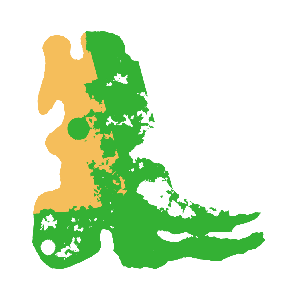 Biome Rust Map: Barren, Size: 3500, Seed: 1847297432