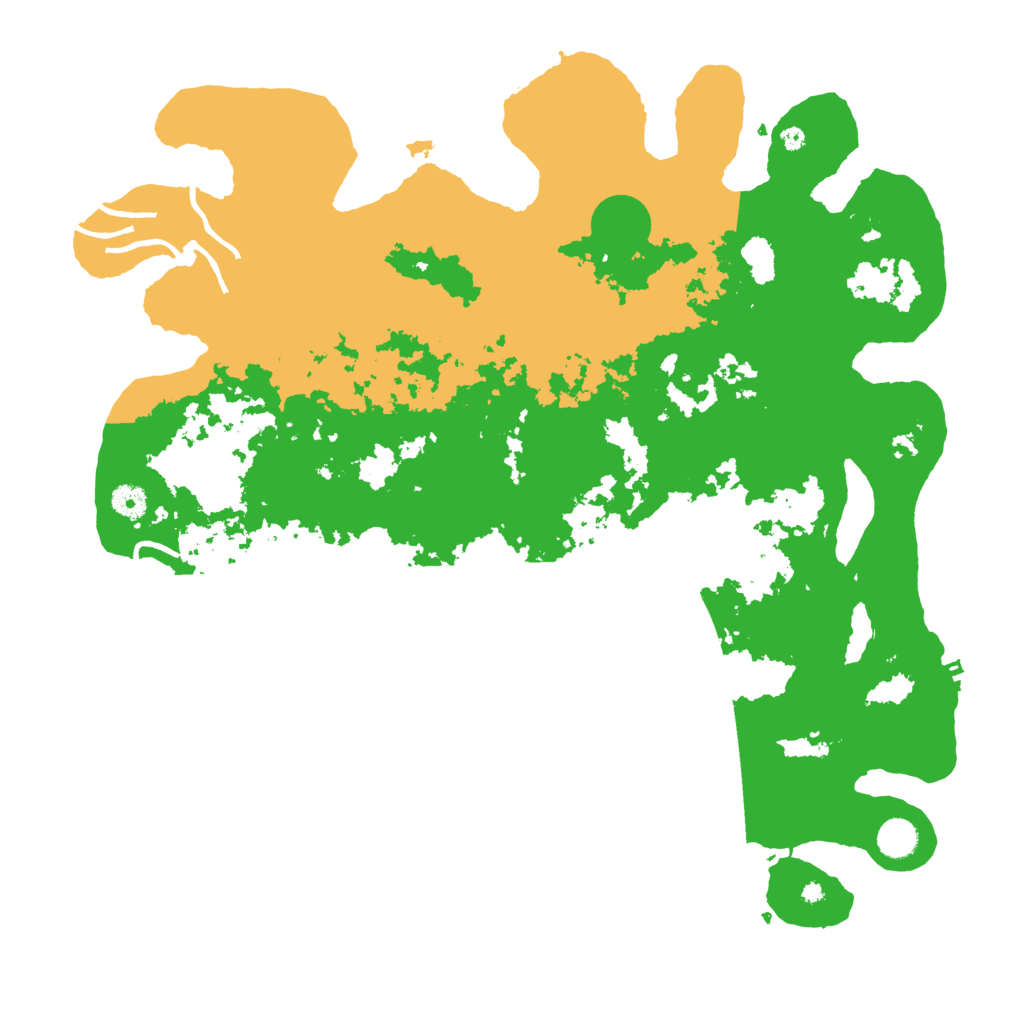Biome Rust Map: Procedural Map, Size: 4500, Seed: 298365022
