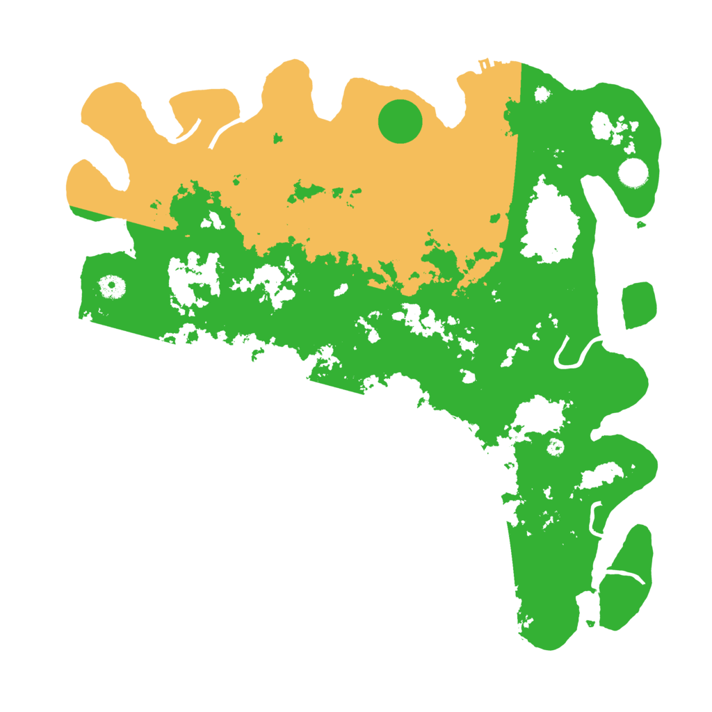 Biome Rust Map: Procedural Map, Size: 4250, Seed: 727810