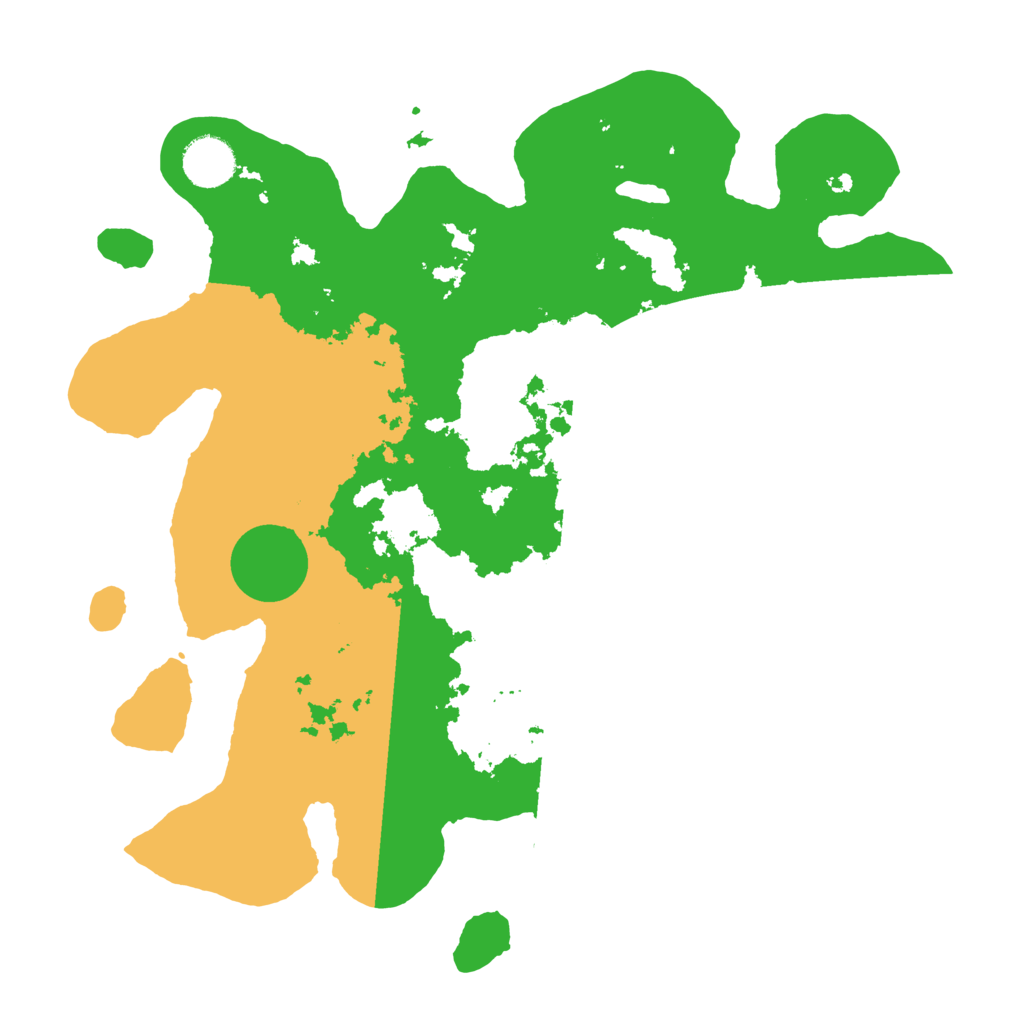 Biome Rust Map: Barren, Size: 3500, Seed: 35512358