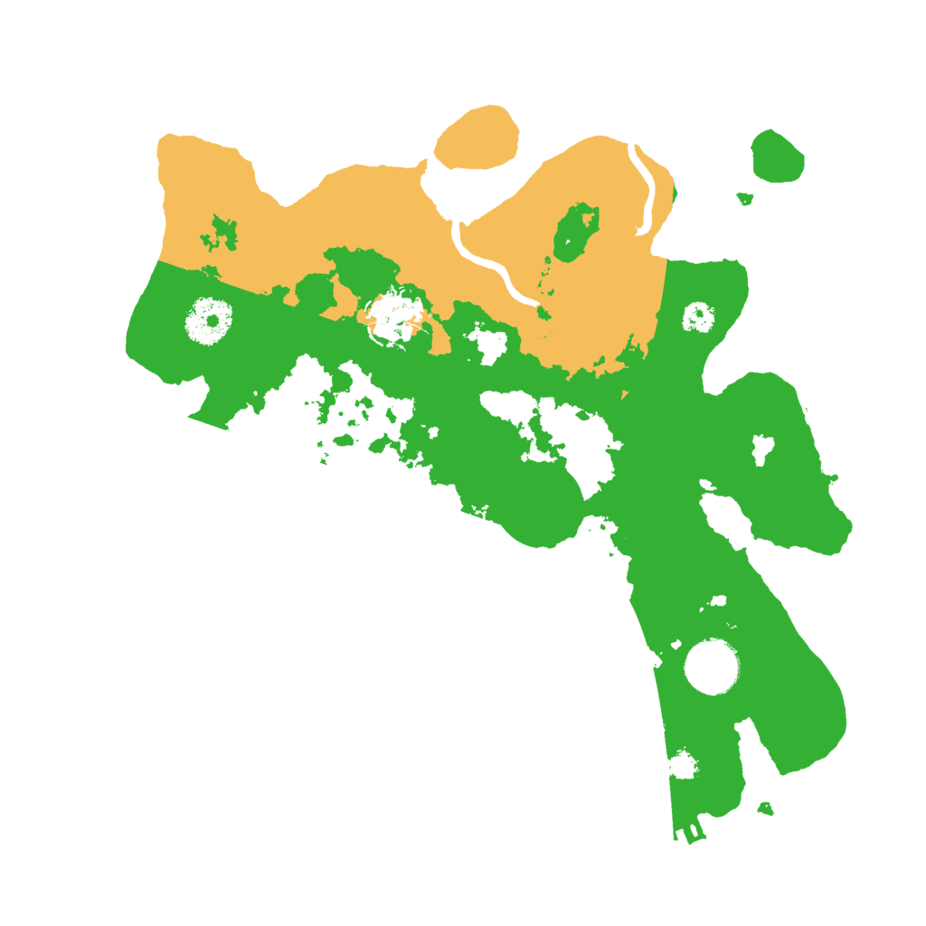 Biome Rust Map: Procedural Map, Size: 3000, Seed: 878394818