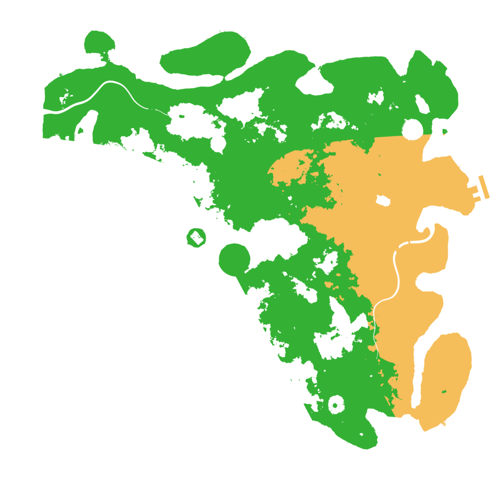 Biome Rust Map: Procedural Map, Size: 4250, Seed: 351645