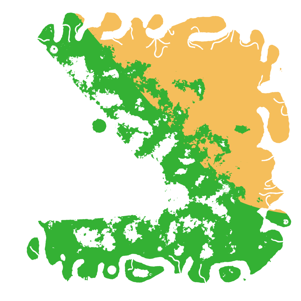 Biome Rust Map: Procedural Map, Size: 6000, Seed: 609453050