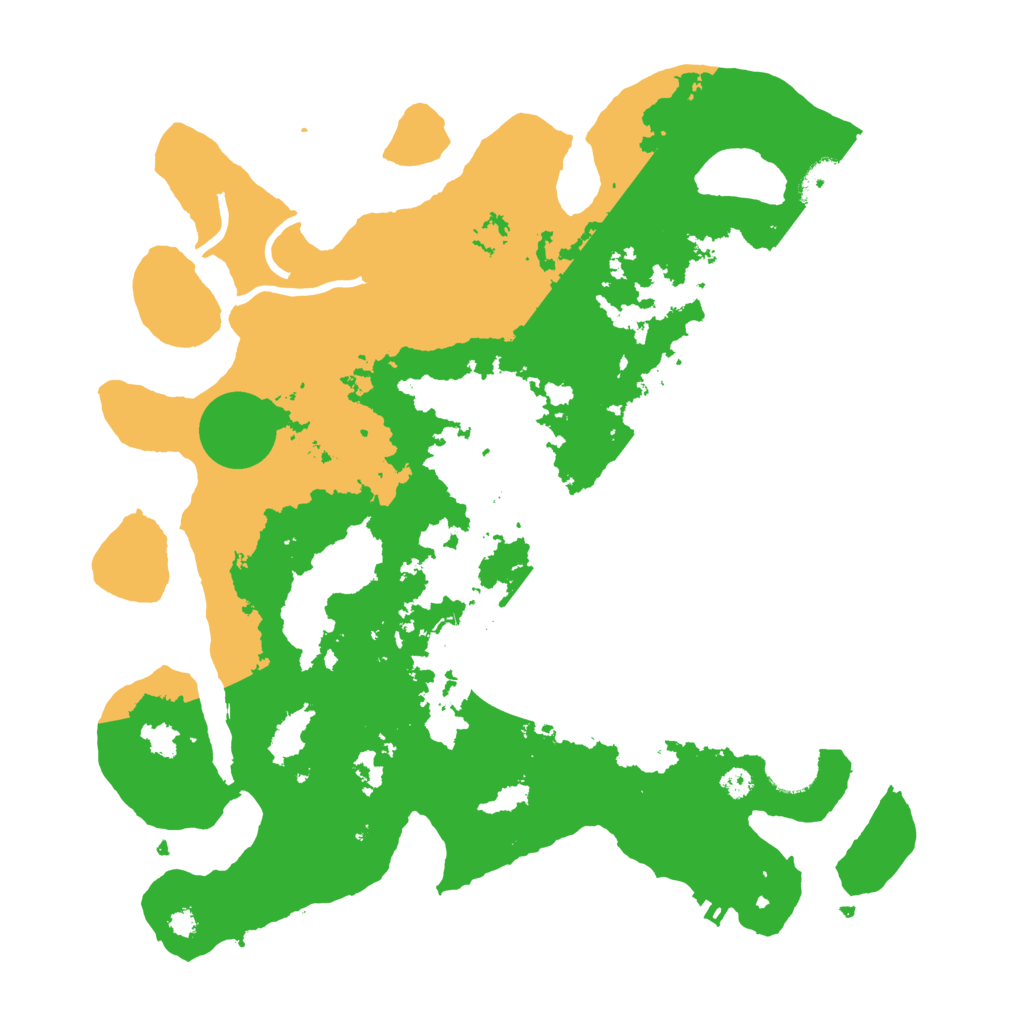 Biome Rust Map: Procedural Map, Size: 3500, Seed: 8792105