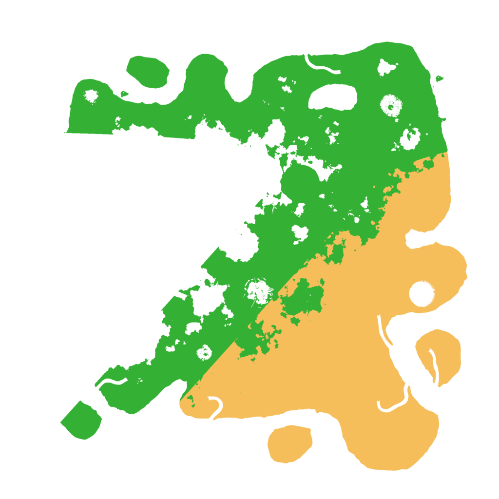 Biome Rust Map: Procedural Map, Size: 3500, Seed: 77041