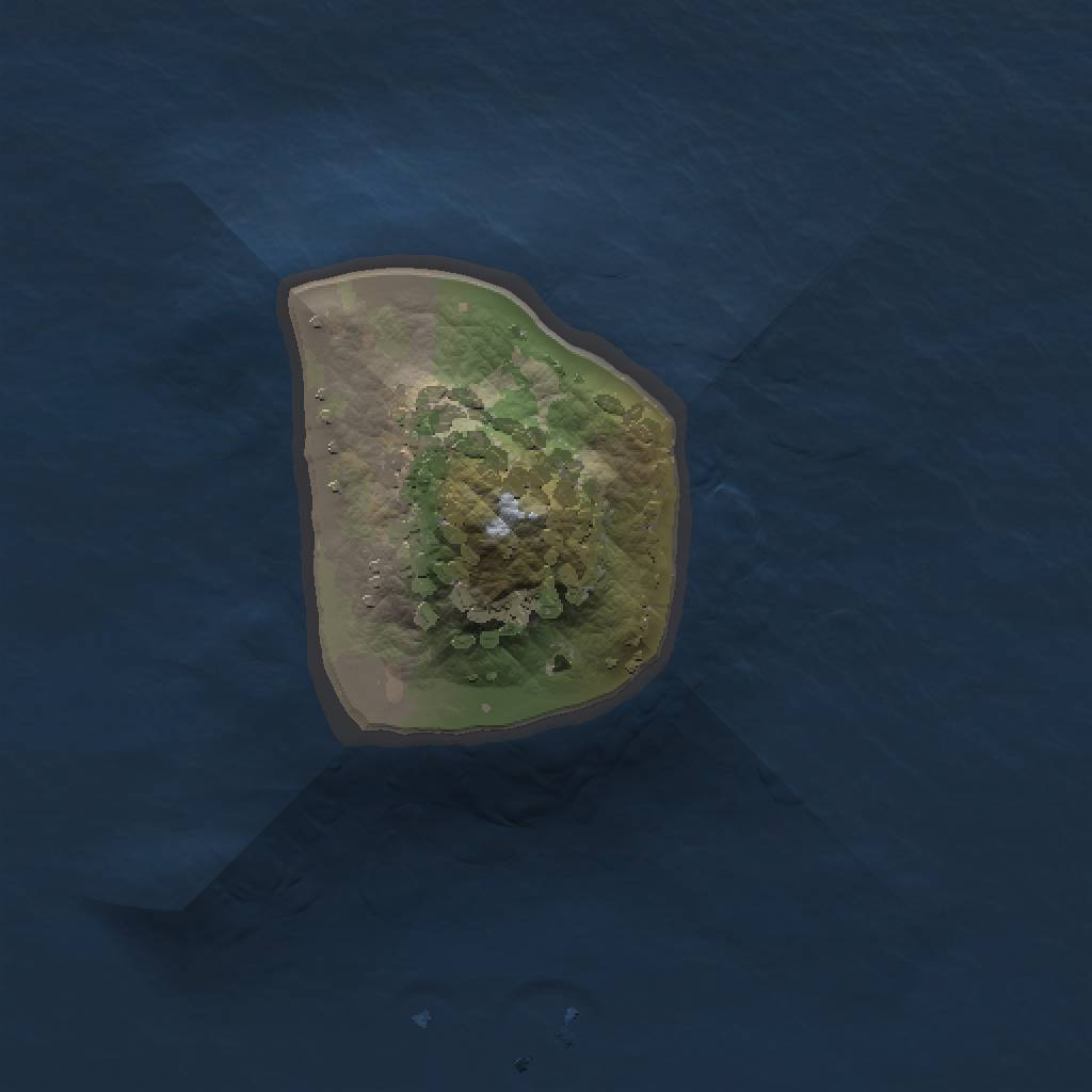 Rust Map: Procedural Map, Size: 1000, Seed: 30967, 3 Monuments