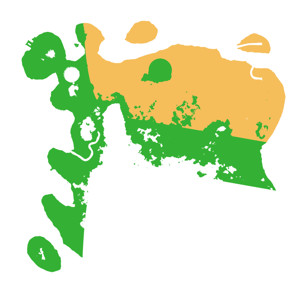 Biome Rust Map: Procedural Map, Size: 3500, Seed: 57839210