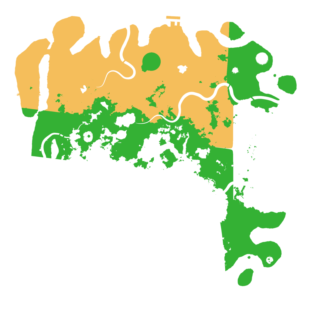 Biome Rust Map: Procedural Map, Size: 4500, Seed: 1227381