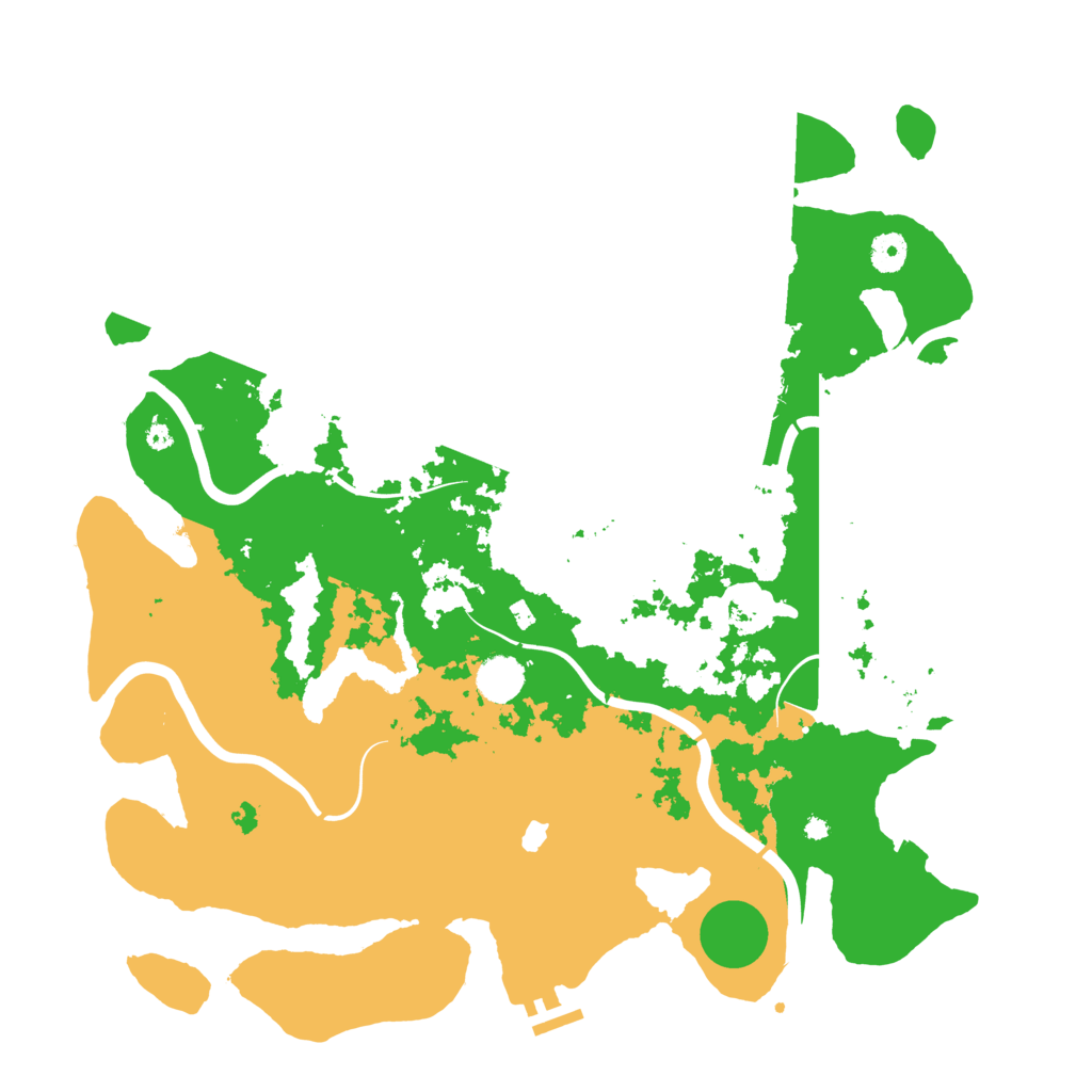Biome Rust Map: Procedural Map, Size: 4250, Seed: 614923