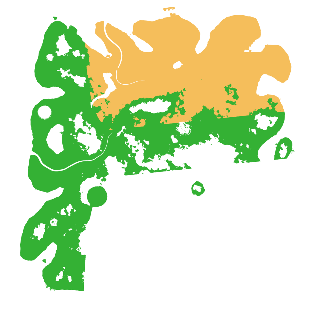 Biome Rust Map: Procedural Map, Size: 4100, Seed: 998431