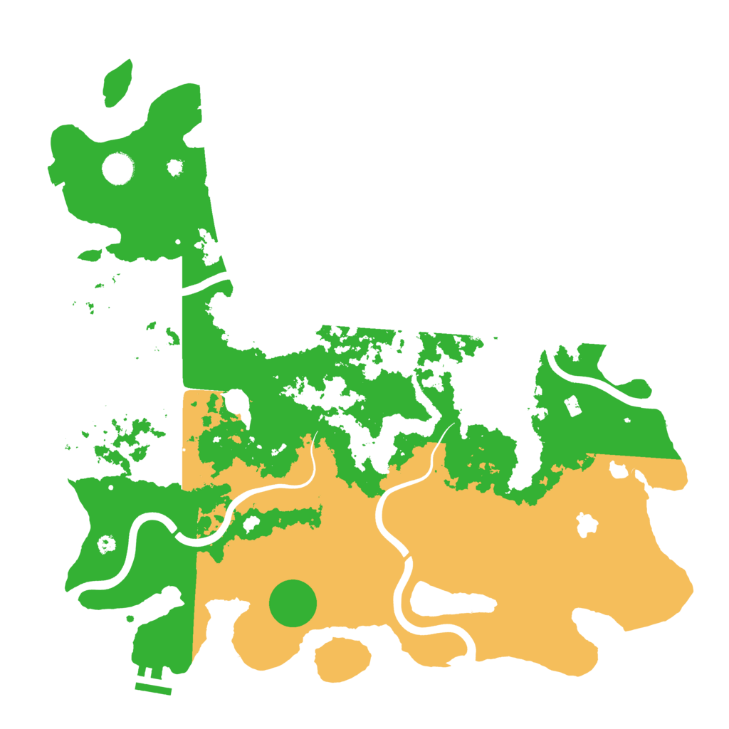 Biome Rust Map: Procedural Map, Size: 4050, Seed: 1007432120
