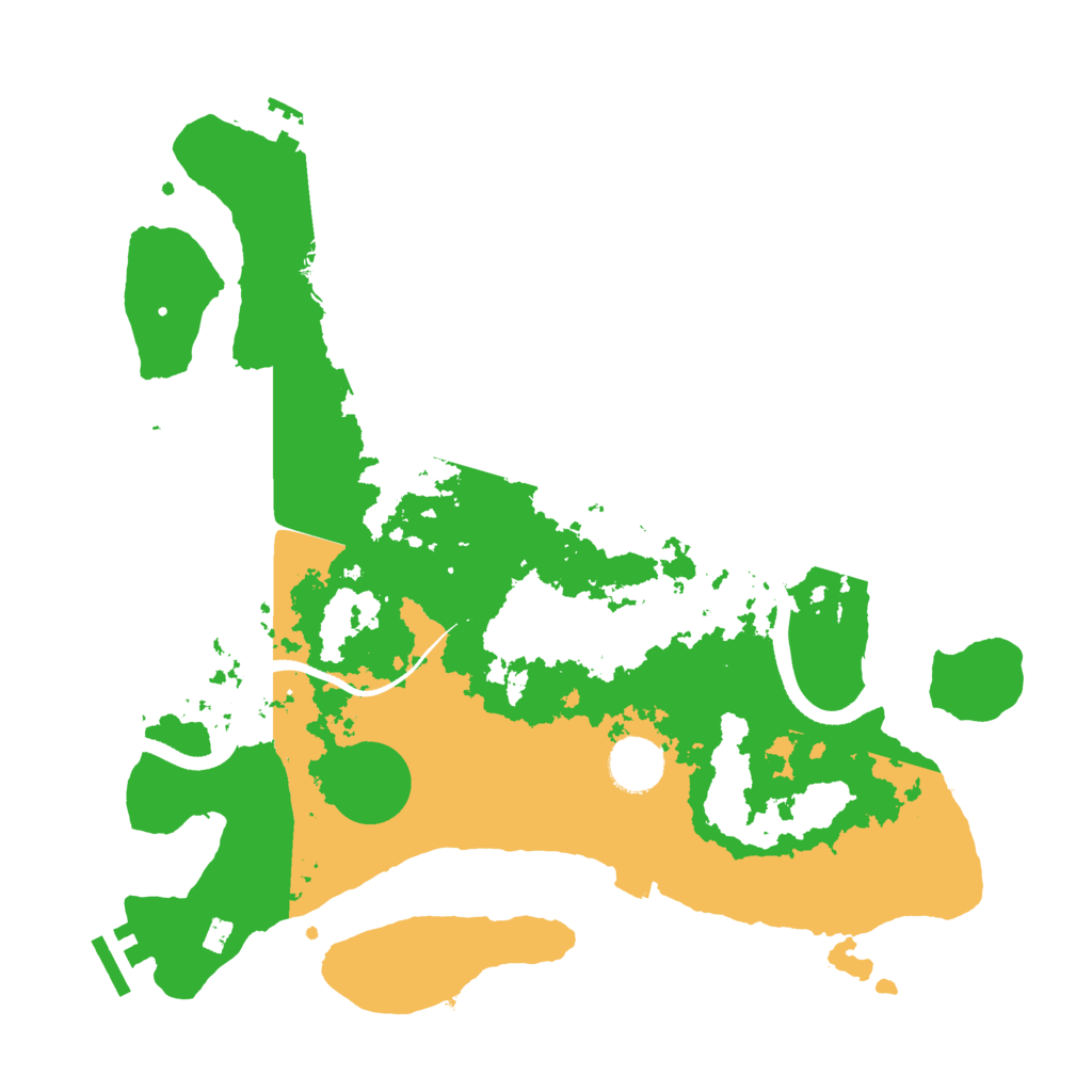 Biome Rust Map: Procedural Map, Size: 3500, Seed: 804294183