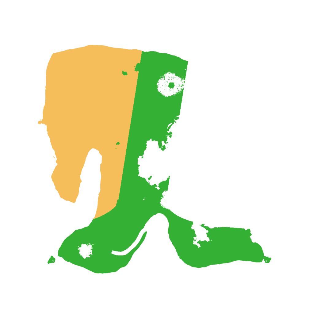 Biome Rust Map: Procedural Map, Size: 2000, Seed: 54458642