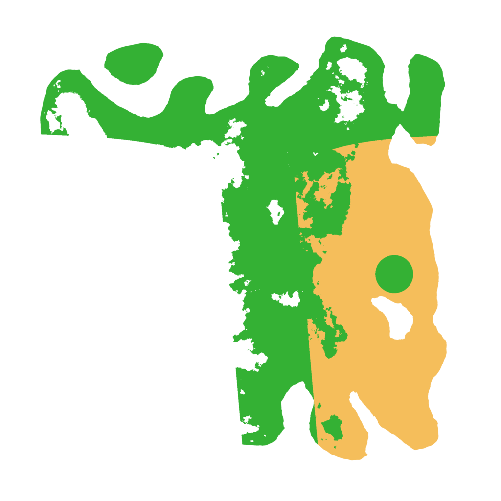 Biome Rust Map: Barren, Size: 3500, Seed: 83473563