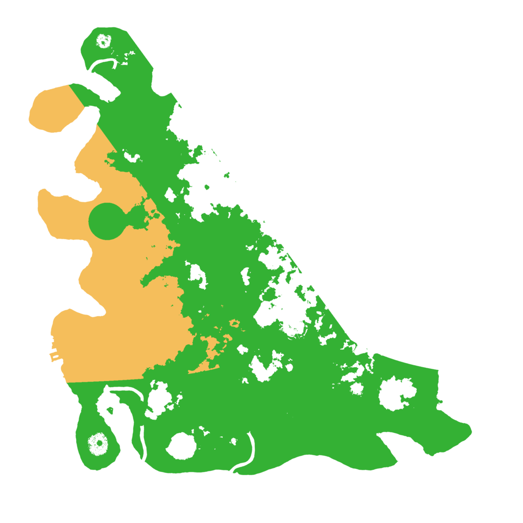 Biome Rust Map: Procedural Map, Size: 3700, Seed: 836567135