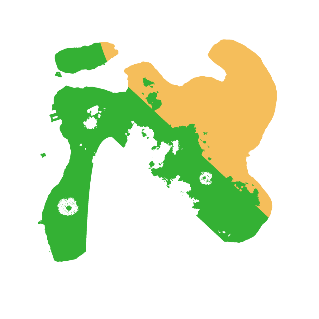 Biome Rust Map: Procedural Map, Size: 2500, Seed: 1482737541