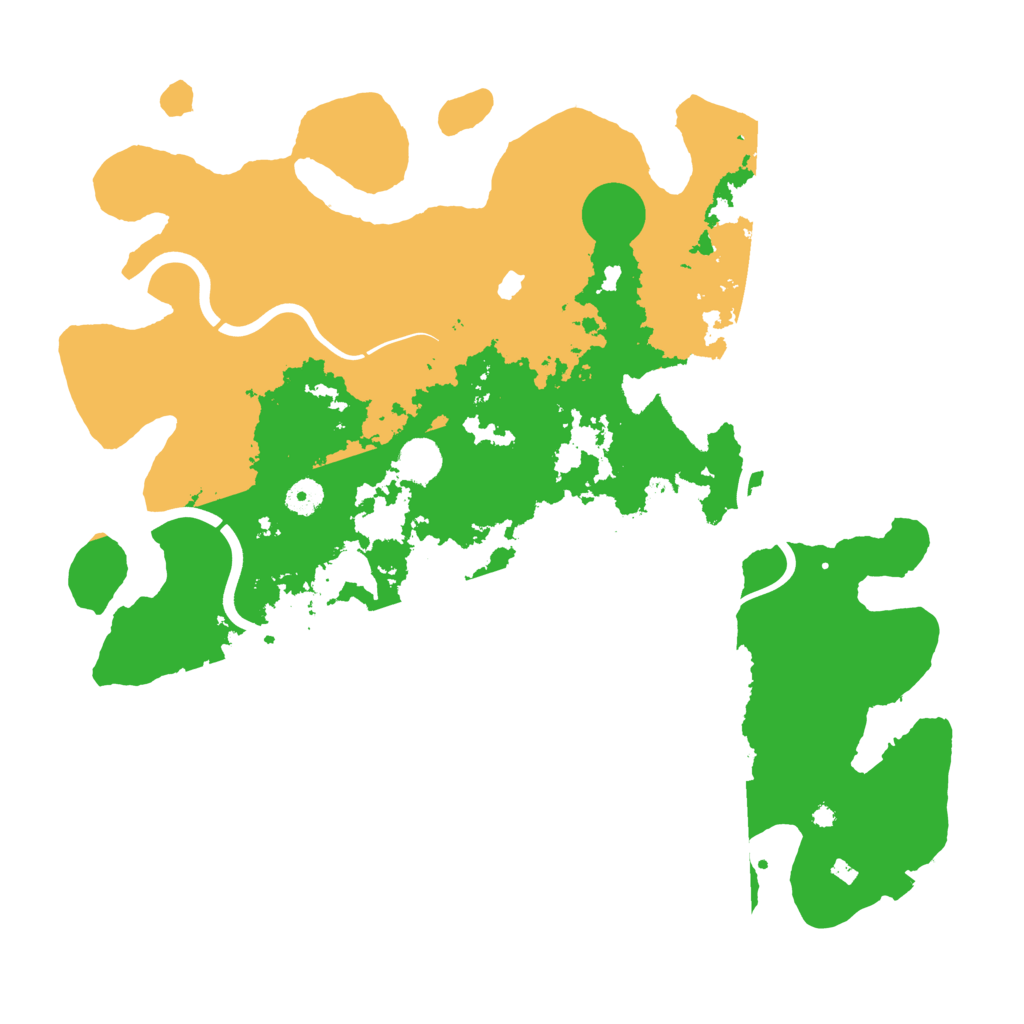 Biome Rust Map: Procedural Map, Size: 4250, Seed: 86329259