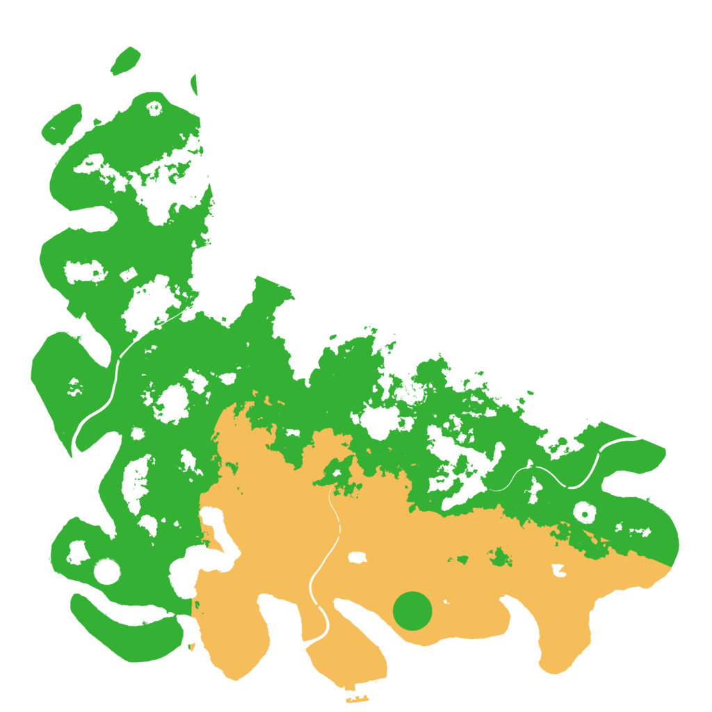 Biome Rust Map: Procedural Map, Size: 4800, Seed: 398032920