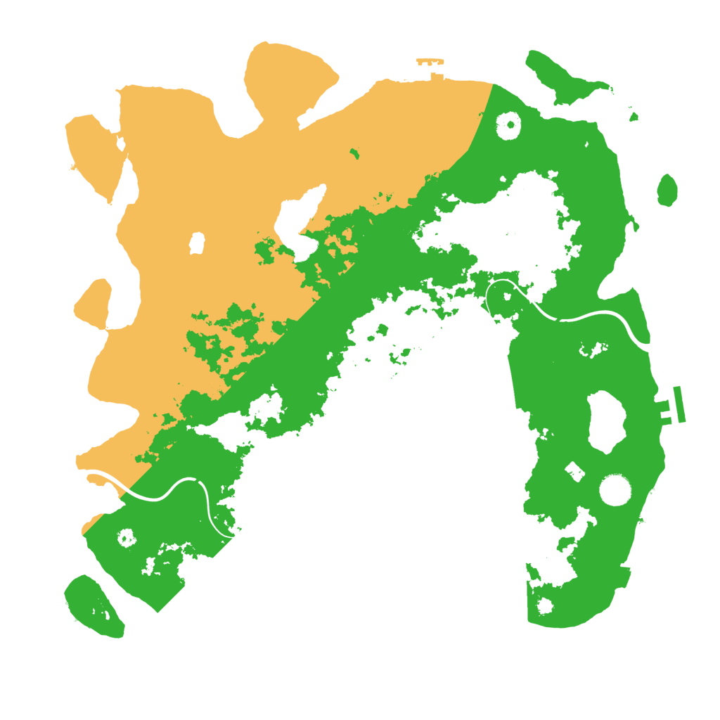 Biome Rust Map: Procedural Map, Size: 4000, Seed: 1767040006