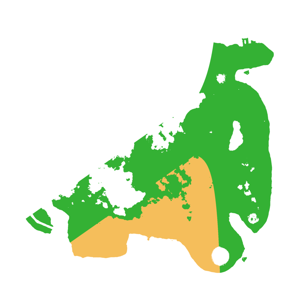 Biome Rust Map: Procedural Map, Size: 3000, Seed: 678534