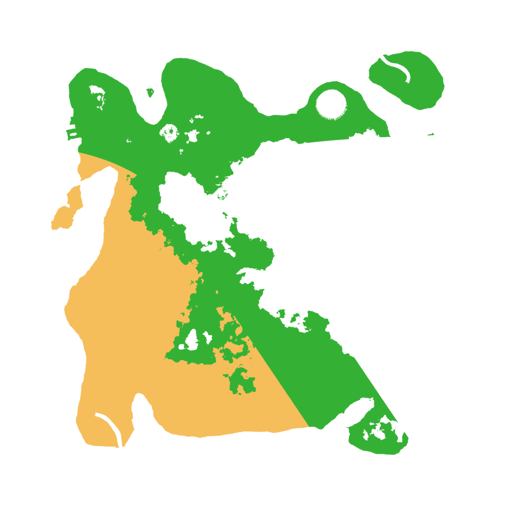 Biome Rust Map: Procedural Map, Size: 3000, Seed: 17457