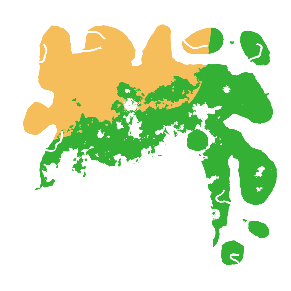 Biome Rust Map: Procedural Map, Size: 3700, Seed: 376374886