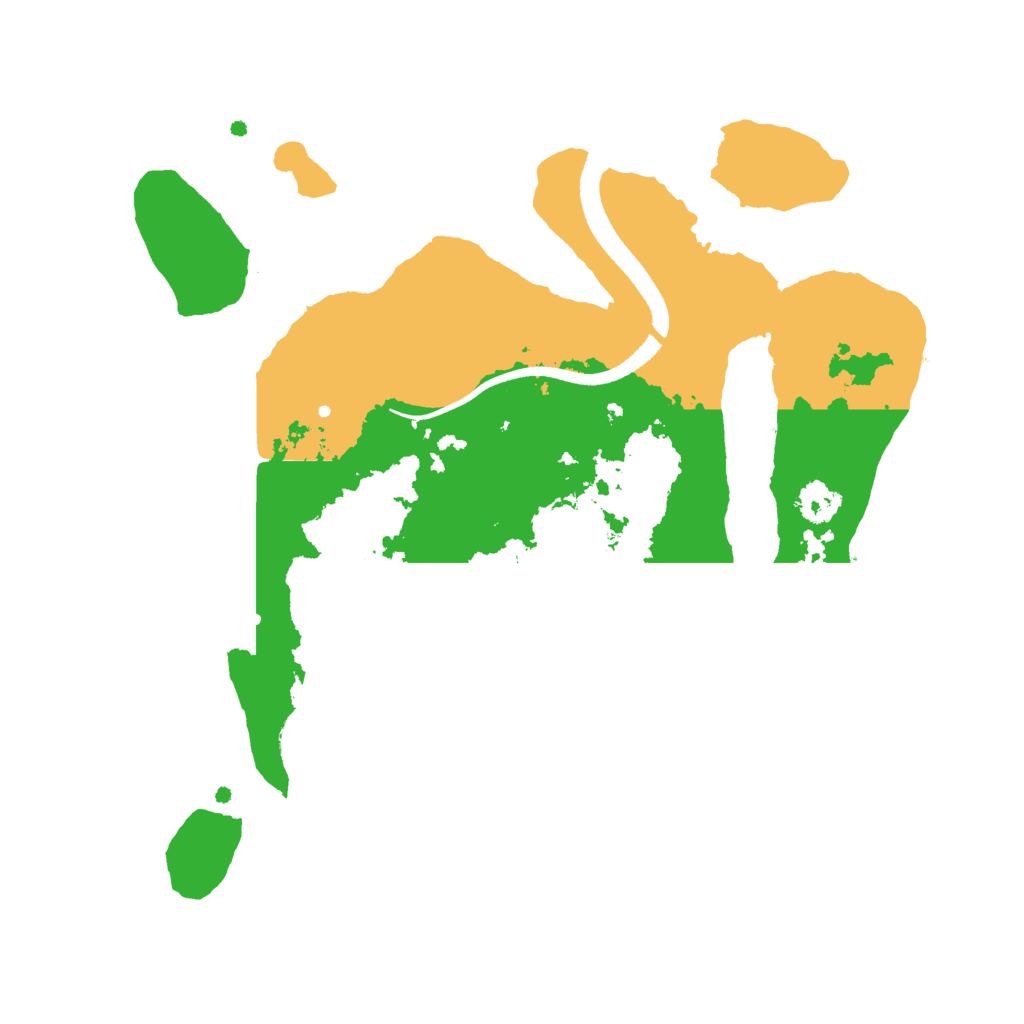 Biome Rust Map: Procedural Map, Size: 2500, Seed: 1142469133