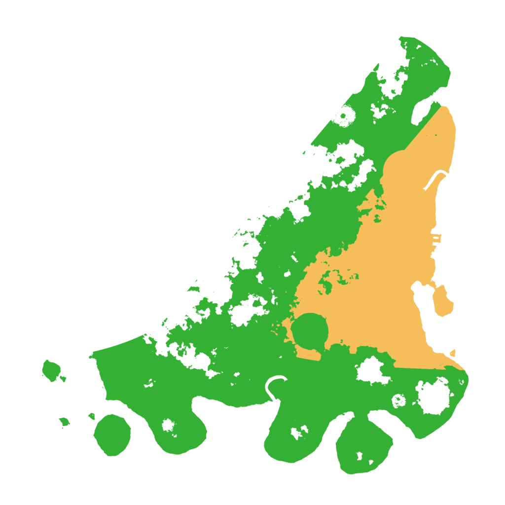 Biome Rust Map: Procedural Map, Size: 3700, Seed: 1543336509