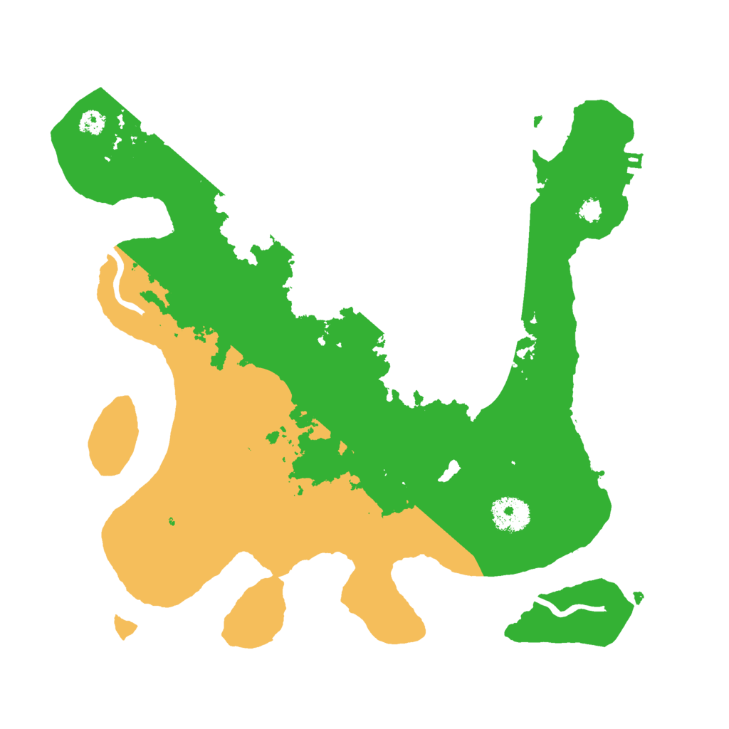 Biome Rust Map: Procedural Map, Size: 3000, Seed: 411871015